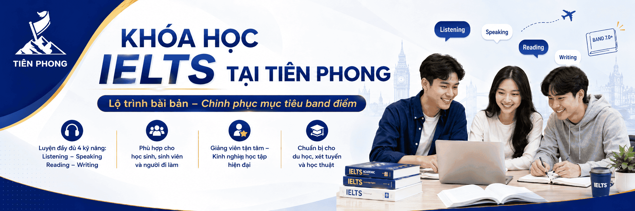 Khóa học IELTS tăng tốc tại Anh Ngữ Tiên Phong