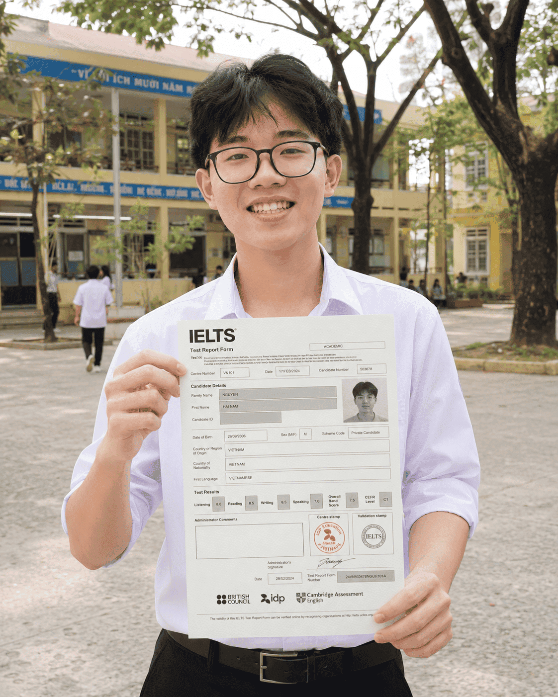 Học viên IELTS Hoàng Nam